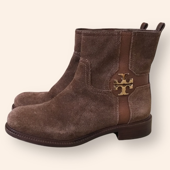 Tory Burch Alaina Suede Ankle Boots - Picture 2 of 16